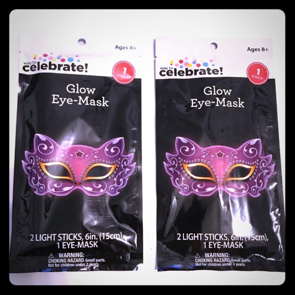 2 Glow Eye-Masks